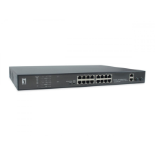 LevelOne FGP-2031 20-Port Fast Ethernet PoE Switch hub és switch