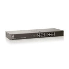 LevelOne GSW-1657 hálózati kapcsoló Beállítást nem igénylő (unmanaged) Gigabit Ethernet (10/100/1000) Fekete, Szürke hub és switch