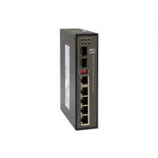 LevelOne IES-0610 6-Port Gigabit PoE Industrial Switch hub és switch