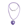 Levendula Álom Ajándékbolt Ametiszt szív nyaklánc