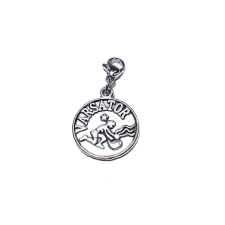 Levendula Álom Ajándékbolt Vízöntő horoszkóp medál, charm, fityegő medál