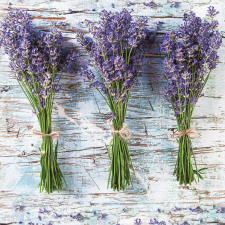Levendula Three Bunches szalvéta 20 db-os 33x33 cm papírárú, csomagoló és tárolóeszköz