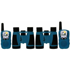 Levenhuk LabZZ WTT10 kék walkie-talkie és kétszemes távcső készlet távcső