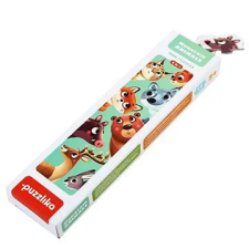 LEVENYA Puzzlika 14798 Erdei állatok - oktató puzzle 8 állat - 16 darab puzzle, kirakós