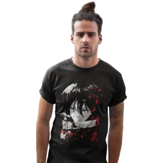  Levi Ackerman - Attack On Titan Férfi Póló