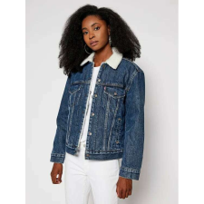 Levi's Levi's, Sherpa farmerdzseki mellzsebekkel, Kék/Fehér, M női dzseki, kabát
