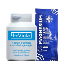 LeViola kapszula 90 db + Ajándék Ősi Magnézium testápoló minta testápoló