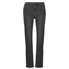 Levis Egyenes szárú farmerek 724 HIGH RISE STRAIGHT Fekete US 28 / 30