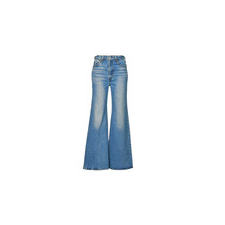 Levis Egyenes szárú farmerek RIBCAGE BELLS Kék US 28 / 30 női nadrág