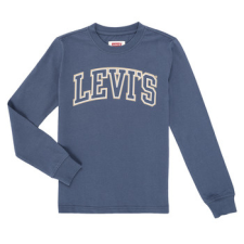 Levis Hosszú ujjú pólók COLLEGIATE SNIT CREWNECK Tengerész 14 éves gyerek póló