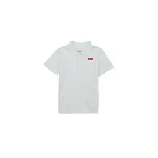Levis Rövid ujjú galléros pólók BACK NECK TAPE POLO Fehér 2 éves gyerek póló