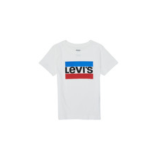Levis Rövid ujjú pólók SPORTSWEAR LOGO TEE Fehér 10 éves gyerek póló