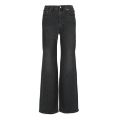 Levis Ruhák RIBCAGE BELLS Fekete US 28 / 32 női nadrág