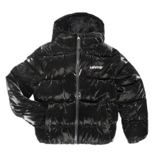 Levis Steppelt kabátok SHINY PUFFER Fekete 16 éves gyerek kabát, dzseki