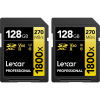 Lexar Professional 1800x 128 GB SDXC UHS-II Class 10 Memóriakártya (LSD1800128G-B2NNG)