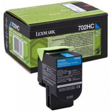 Lexmark 702HC nagy kapacitású festékkazetta ciánkék (70C2HC0) (70C2HC0) nyomtatópatron & toner