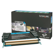 Lexmark C736H1CG - eredeti toner, cyan (azúrkék) nyomtatópatron & toner