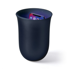 Lexon Oblio 10W Wireless charging station with built-in UV sanitizer Dark Blue power bank