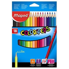 Leykam Alpina D.O.O (MAPED) Maped színes ceruza 18 db, color peps, háromszögletű színes ceruza