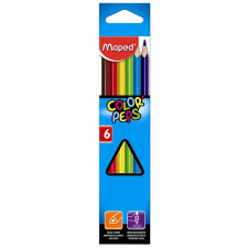 Leykam Alpina D.O.O (MAPED) Maped színes ceruza 6 db, color peps, háromszögletű színes ceruza
