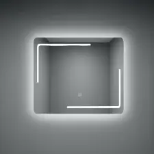 Leziter Ada 60 tükör led világítással 60x80 cm fürdőszoba bútor
