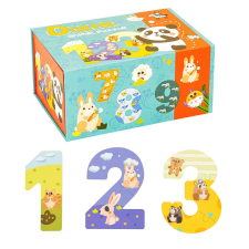 Leziter Fa puzzle számokkal puzzle, kirakós