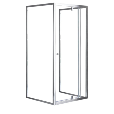 Leziter Flexi 80x90 cm falsíkra szerelhető aszimmetrikus zuhanykabin zuhanytálca nélkül kád, zuhanykabin