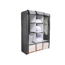 Leziter Gardróbszekrény LGSZ-04 szürke bútor