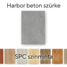 Leziter Harbor beton szürke Vinyl SPC padló minta/db járólap