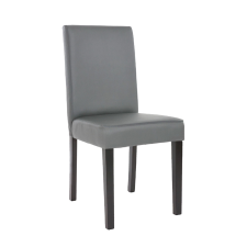 Leziter Kelly bőr étkezőszék szürke színben bútor