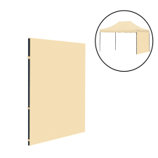 Leziter Kerti pavilon oldalfal ponyva 3x4 m beige kerti bútor