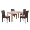 Leziter Leon 4+1 étkező garnitúra sonoma tölgy-barna
