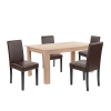 Leziter Leon 4+1 étkező garnitúra sonoma tölgy-barna