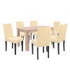 Leziter Leon 6+1 étkező garnitúra sonoma tölgy-bézs