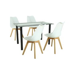 Leziter Merlo 4+1 étkező garnitúra fehér fürdőszoba bútor