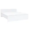 Leziter Miami franciaágy ágyneműtartó nélkül 180x200 cm fehér-fehér