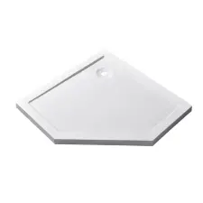 Leziter Modena Slim ötszögletű alacsony akril zuhanytálca 100x100 cm kád, zuhanykabin