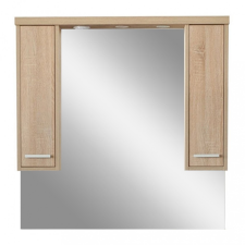 Leziter Nerva 105 cm-es tükrös felsőszekrény, Sonoma tölgy fürdőszoba bútor