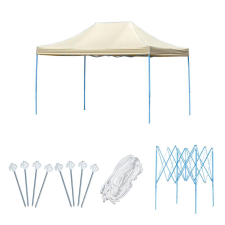 Leziter Összecsukható kerti pavilon 3x4 m bézs kerti bútor