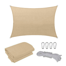 Leziter Rana napvitorla négyszög alakú 4x5 m bézs kerti bútor