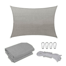 Leziter Rana napvitorla négyszög alakú 4x5 m szürke kerti bútor