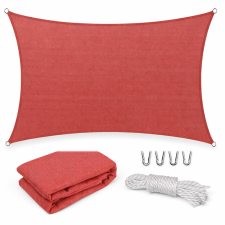 Leziter Rana napvitorla négyszög alakú 5x6 m piros kerti bútor