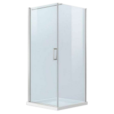 Leziter Simple Zuhanykabin - Nyílóajtós - 80x80cm / 90x90cm kád, zuhanykabin