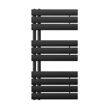 Leziter Solaro Design törölközőszárító radiátor 1000x500 mm fekete fűtőtest, radiátor