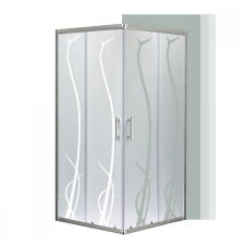 Leziter Spirit BAMBOO 90x90 szögletes zuhanykabin, zuhanytálca nélkül kád, zuhanykabin