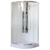 Leziter Spirit Mátrix íves 90x90x194 cm minőségi zuhanykabin , erősített akril zuhanytálcával