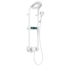 Leziter Tropic digitális zuhanyszett termosztátos csapteleppel fehér csaptelep