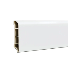 Leziter Vinyl SPC padlószegély Snow white 2400x60x12 mm élvédő, sín, szegélyelem