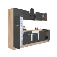 Leziter Yorki 270 konyhabútor alsó sütős, felülfagyasztós hűtős kivitelben bútor