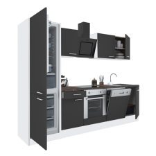 Leziter Yorki 280 konyhabútor alsó sütős, alulfagyasztós hűtős kivitelben bútor